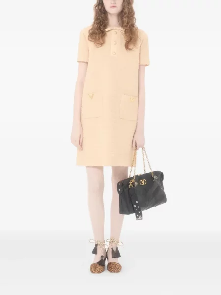 Rochie mini Valentino Garavani de lână scurtă de costum