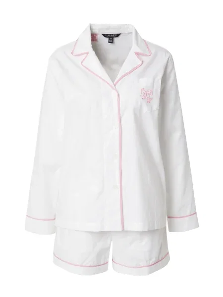 LAUREN RALPH LAUREN Pijama alb