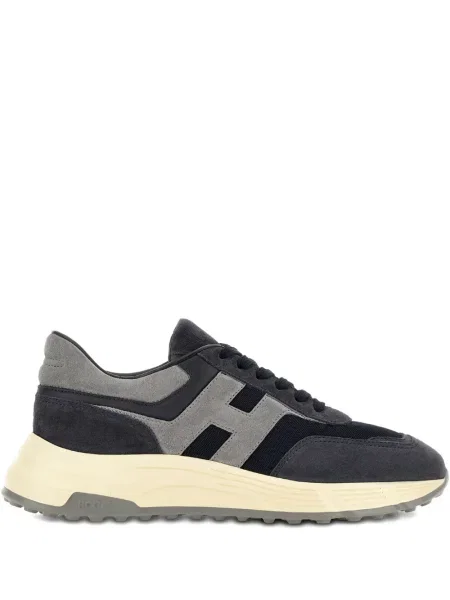 Sneakerși Hogan din piele albastru