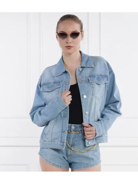 Chiara Ferragni Farmer kabát kék