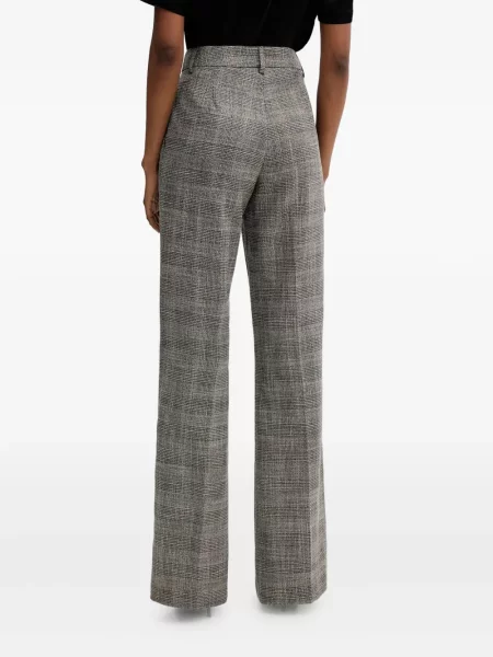 Pantaloni Silvian Heach în carouri gri