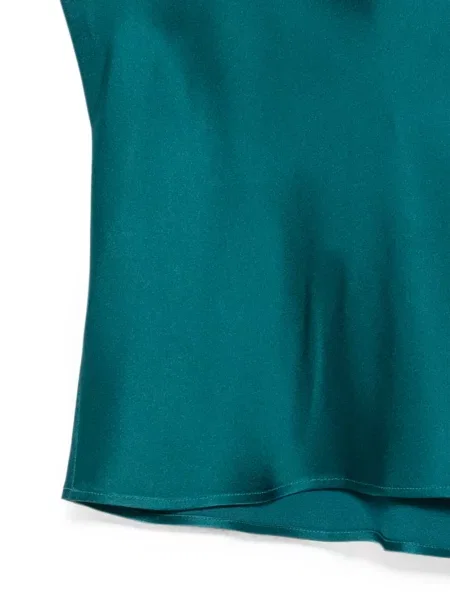 Top Max Mara bez rukávů s výstřihem do v modrý