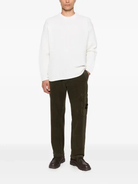 Παντελόνι Stone Island κοτλέ πέτρες πράσινο