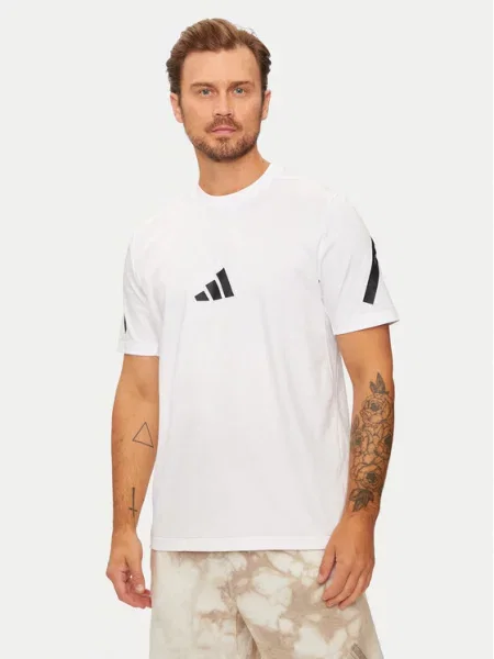 Adidas Majica Z.N.E. Regular Fit bela