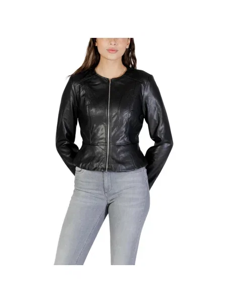 Geanta de piele Jacqueline De Yong negru