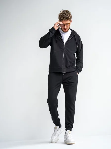 Повсякденний костюм TeamV бавовна/поліестер чорний