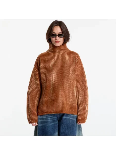 Svetr Diesel M-Amet Knitwear Rusty Orange S oranžový