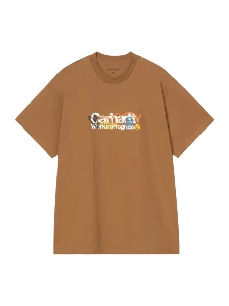 Carhartt WIP S/S Primary T-Shirt t-shirt brązowa