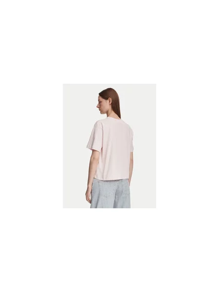 Guess Jeans Majica Svetlo rožnata Boxy Fit roza