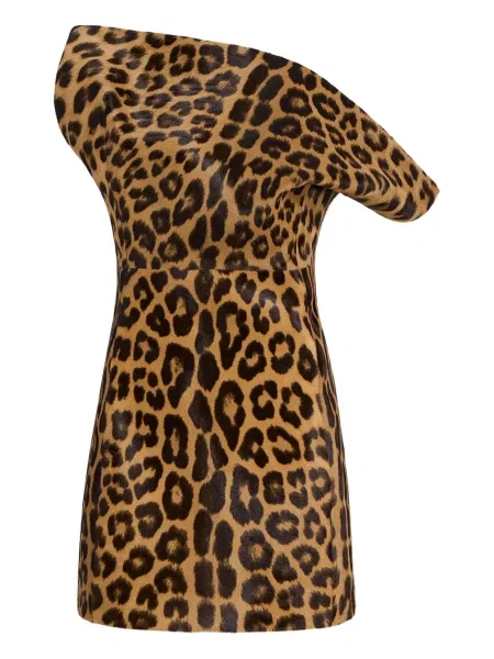 Top Khaite cu model leopard maro