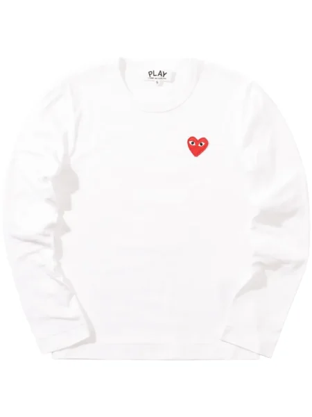 Tricou Comme Des Garcons Play alb