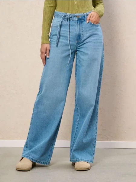 Джинсові штани з синій