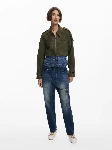 Geacă parka Desigual verde