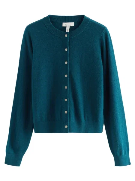 Next Geacă tricotată cyan