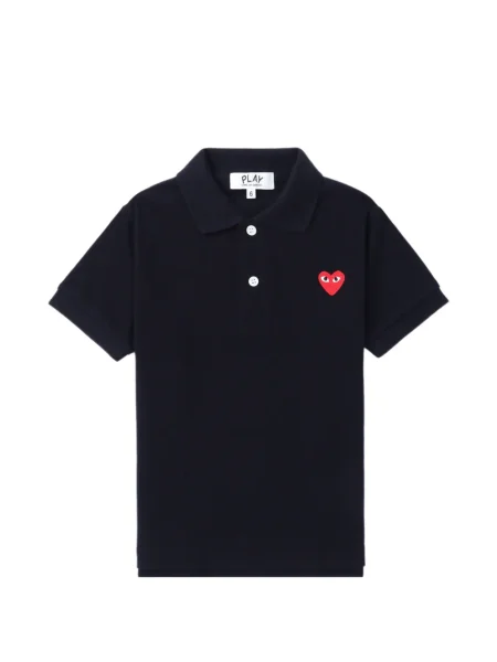 Koszulka polo dziecięca Comme Des Garcons Play niebieska