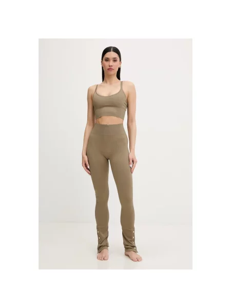 Casall legginsy Flare zielone