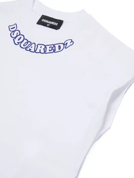 Dětska vesta Dsquared2 bílá