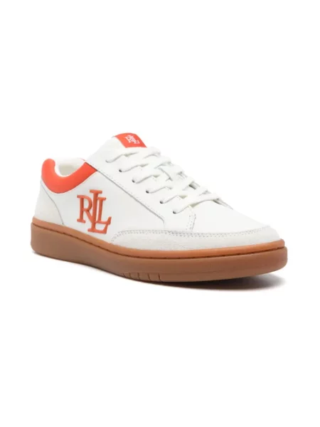 Sneakersy Ralph Lauren koronkowe białe