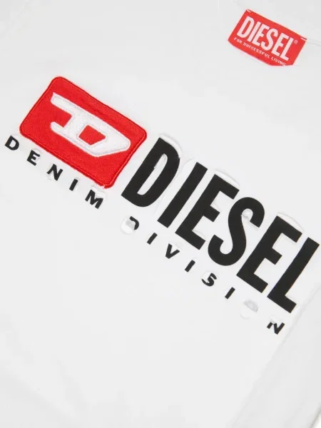 Koszulka dziecięca Diesel biała