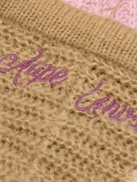 Cardigan Aape By A Bathing Ape cu dungi cu glugă
