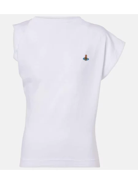 Jersey asimetrična majica Vivienne Westwood bela