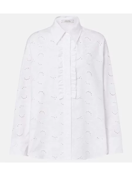 Cămașă Dorothee Schumacher cu broderie alb