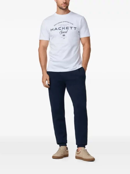 Tricou Hackett cu imagine alb