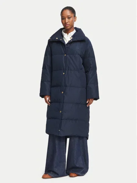 TOMMY HILFIGER Zimski kaput tamno / zlatna plava