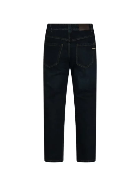 Blugi Brunello Cucinelli cu 5 buzunare albastru
