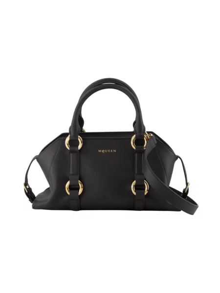 Portfel Alexander Mcqueen zamszowy czarny