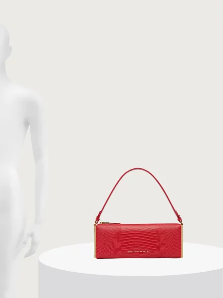 Elisabetta Franchi baguette táska női műbőr piros