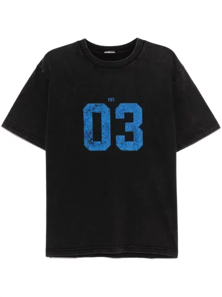 Тениска Ground Zero с принт черно