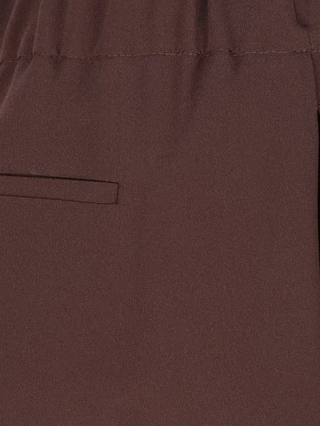 Pantaloni Brunello Cucinelli conici maro
