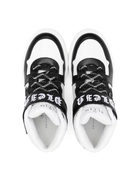 Dětské tenisky Philipp Plein bílé