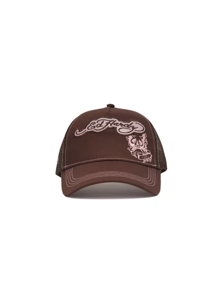 Ed Hardy Čiapka / rosé hnedá
