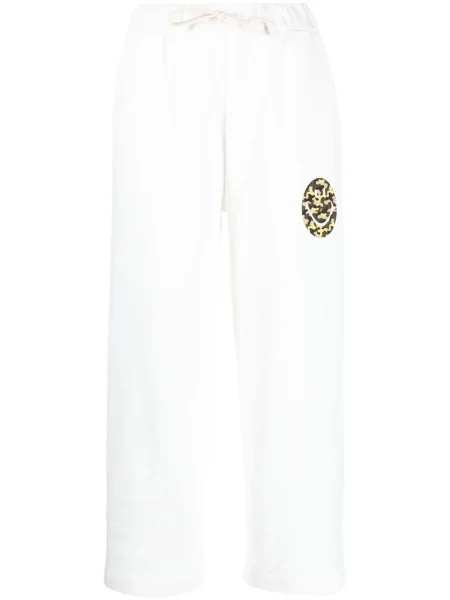 Pantaloni Joshua Sanders cu imagine alb