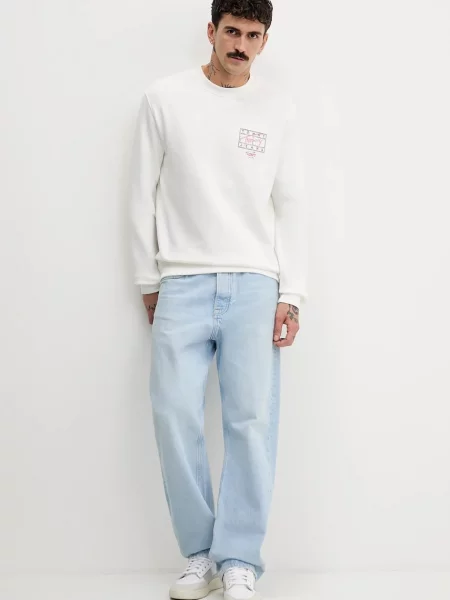 Tommy Jeans μπλούζα μπεζ