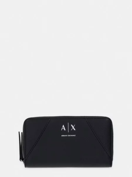 Portofel Armani Exchange din piele negru