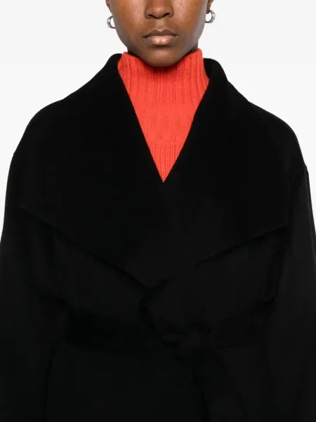 Palton Soft Goat negru