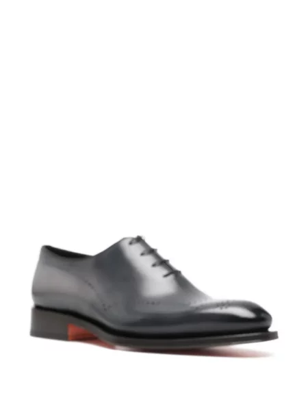 Oxford Santoni din piele albastru