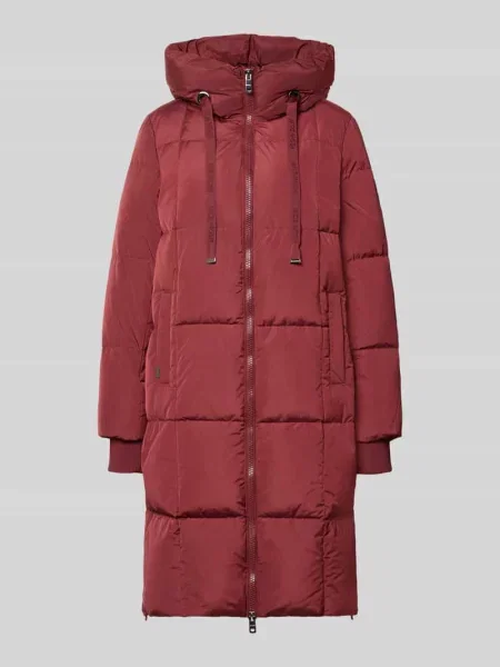 Płaszcz o kroju regular fit w efekcie pikowania model Nova' Mos Mosh czerwony
