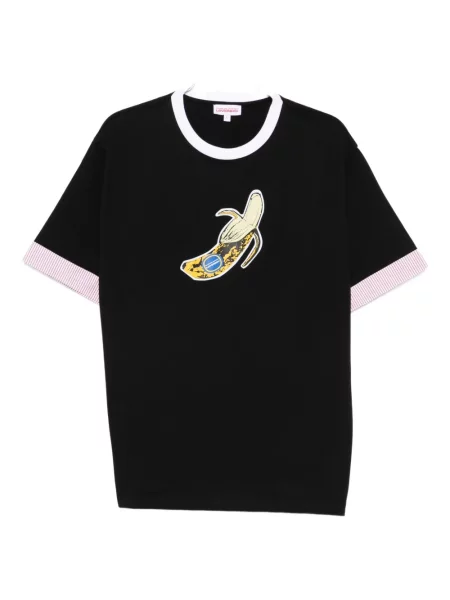 Raštuotas marškinėliai Charles Jeffrey Loverboy apvaliu kaklu juoda