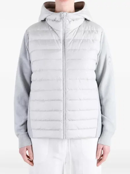 Pulover Canada Goose cu glugă alb