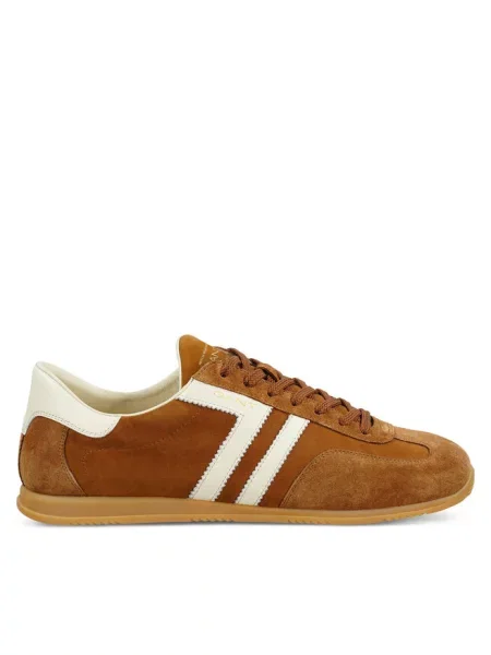 Sneakersy Gant brązowe