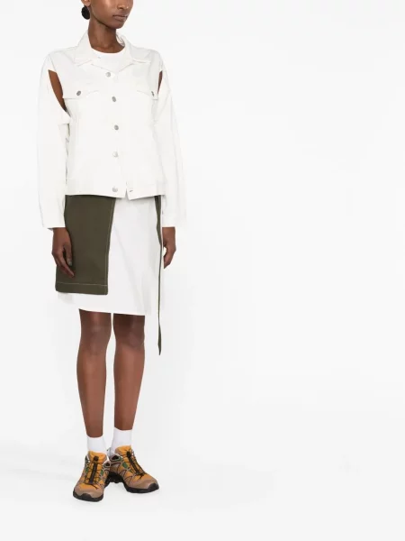 Džinsinė striukė Mm6 Maison Margiela balta