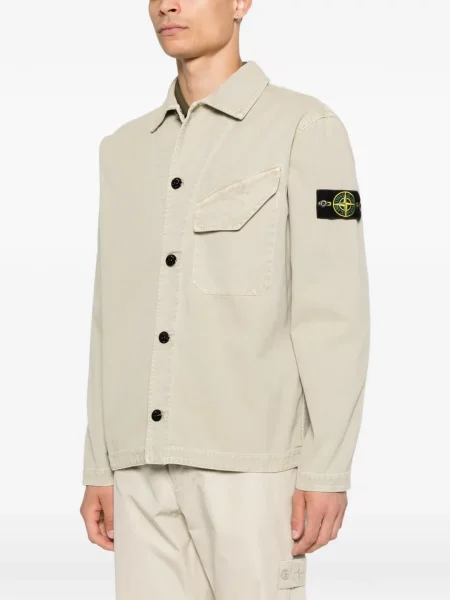 Geacă cămașă Stone Island cu strasuri