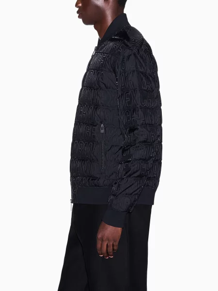 Пуховик Armani Exchange черный