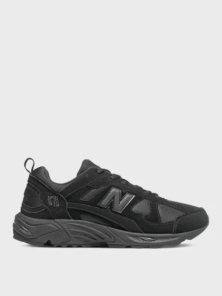 Замшевые кроссовки New Balance черные
