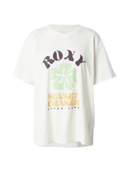 Roxy Tricou Hangloose Poster Écru alb