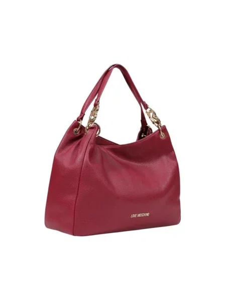 Torebka Love Moschino skórzana fioletowa